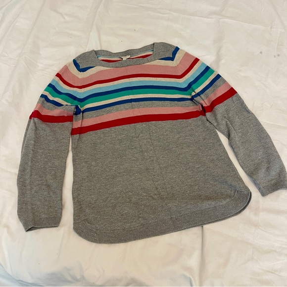 Talbots Stripped Cotton Blend Pull Over Sweater Ladies size M - Picture 5 of 8